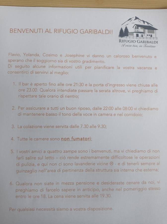 Rifugio Garibaldi LEDRO Ngoại thất bức ảnh